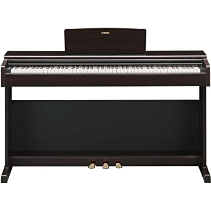 Yamaha YDP-145R, digitales Klavier mit 88 gewichteten Tasten, authentischer Hammermechanik, Rosenholz-Design