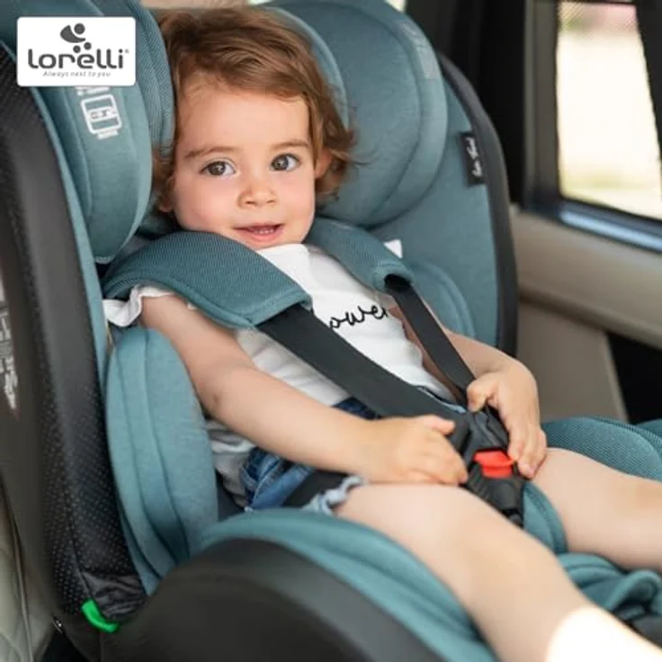 Lorelli Nebula i-Size Kindersitz, Reboarder mit 360° Drehung, Isofix, SPS-Seitenaufprallschutz, für Kinder 40-150 cm, abnehmbarer Bezug – Bild 8