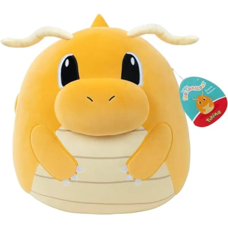 Squishmallows Pokémon x SQPK00066 - Dragoran 35 cm, offizielles Pokémon, superweich, blau