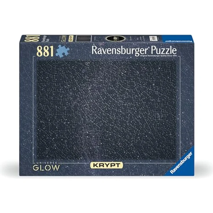 Ravensburger Puzzle 12000240 - Krypt Puzzle Universe Glow - 881 Teile, Einfarbiges schweres Puzzle für Erwachsene und Kinder ab 14 Jahren – Bild 2
