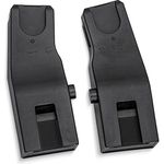 Moon Adapter für Kinderwagen GIO+, passend für Moon Kombi-Kinderwagen und Babyschalen - schwarz