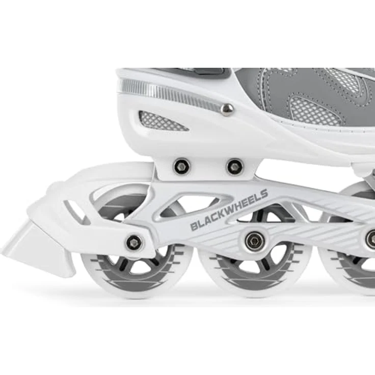 Blackwheels Flex Pro Inline Skates, atmungsaktiv für Jugendliche und Erwachsene, grau, Räder 84 cm, Einlegesohle 38-41 – Bild 4