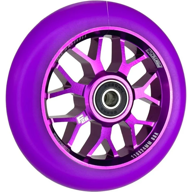 Fantic26 Stuntscooter Fantic26 Spy7 Stunt-Scooter Rolle 110mm Abec11 Aluminium Lila/Pu Lila – Bild 1
