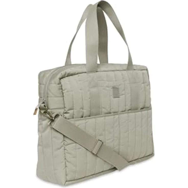 Jollein Wickeltasche Puffed Moos - Olive Green - Wasserabweisend - Kinderwagentasche - Babytasche Multifunktional - Olivgrün – Bild 5