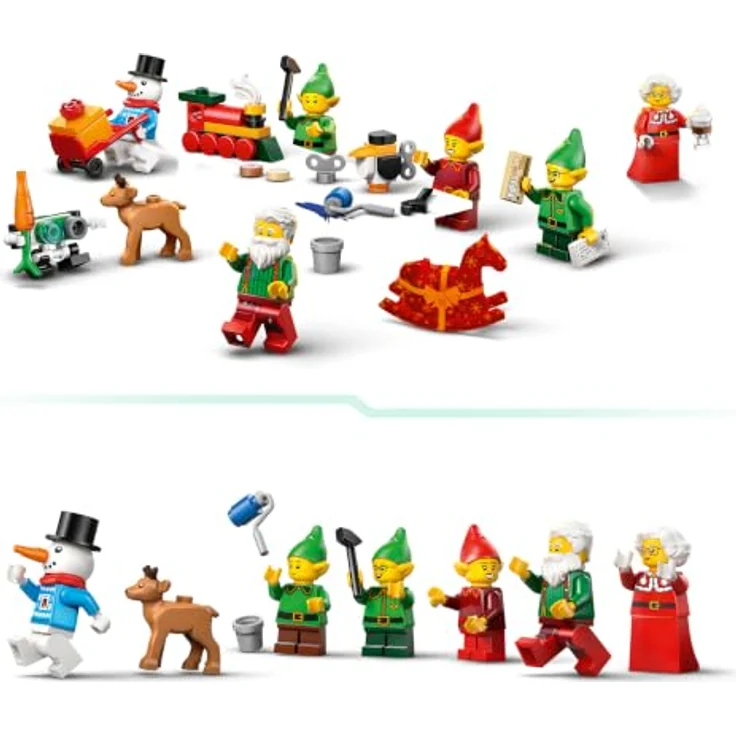 LEGO City Advent Calendar 2026, weihnachtliches Countdown-Set mit 24 Überraschungen, inkl. Weihnachtsmann und Figuren, 252 Steine, für Kinder ab 5+ – Bild 4