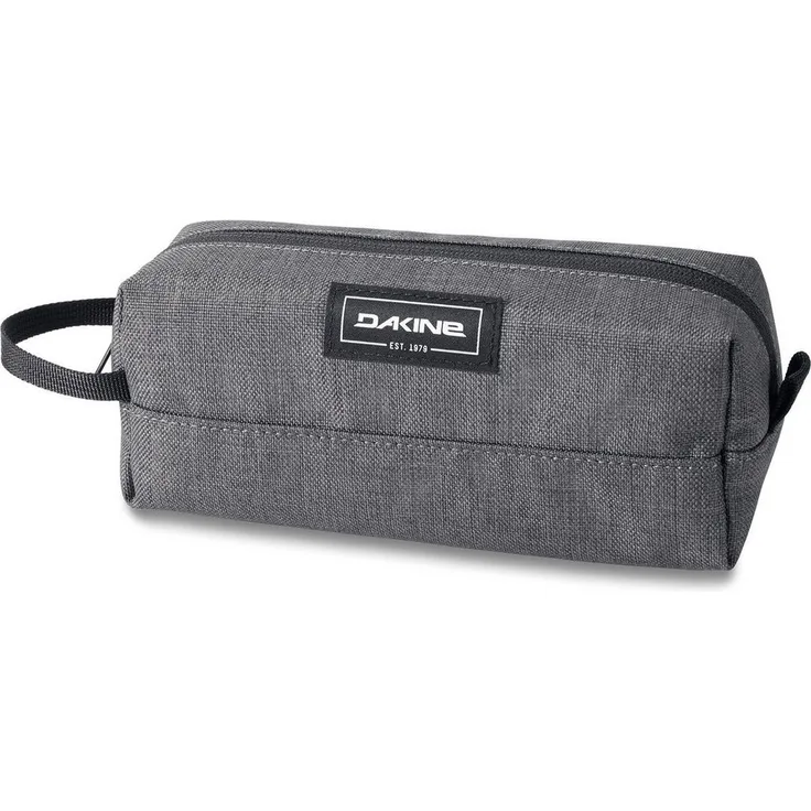 Dakine Federmäppchen Accessory Case Carbon - multifunktionales Schlampermäppchen mit weit zu öffnendem Reißverschlussfach