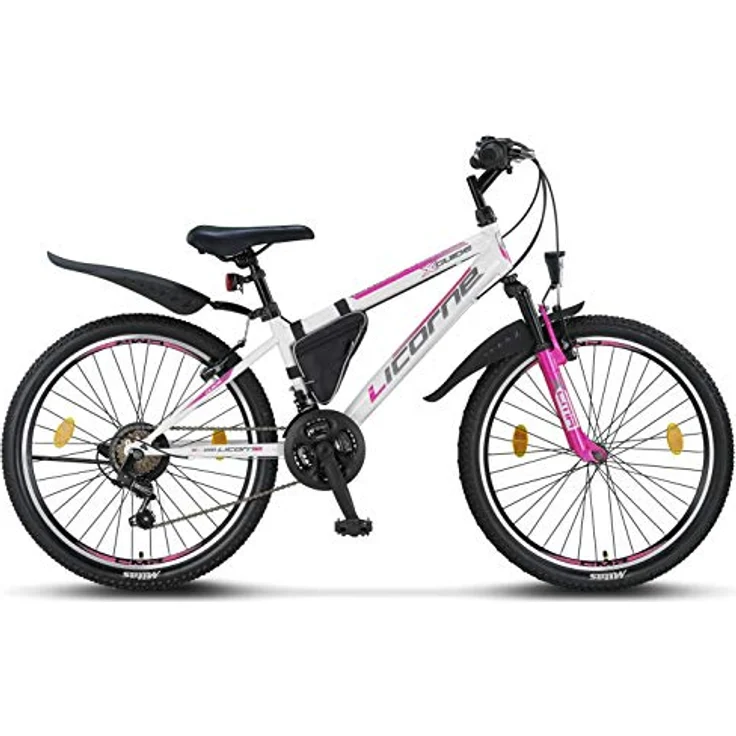 Licorne Bike Guide Premium Mountainbike in 24 Zoll - Fahrrad für Mädchen, Jungen, Herren und Damen - Shimano 21 Gang-Schaltung – Bild 3