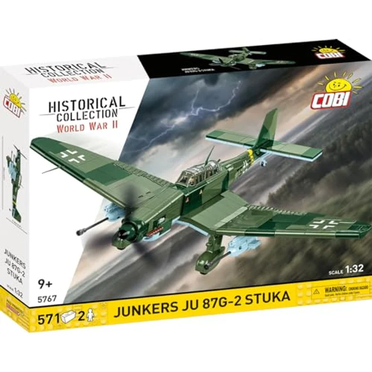 COBI Junkers JU 87 G-2 STUKA, Modellflugzeug aus Bausteinen, made in EU – Bild 4