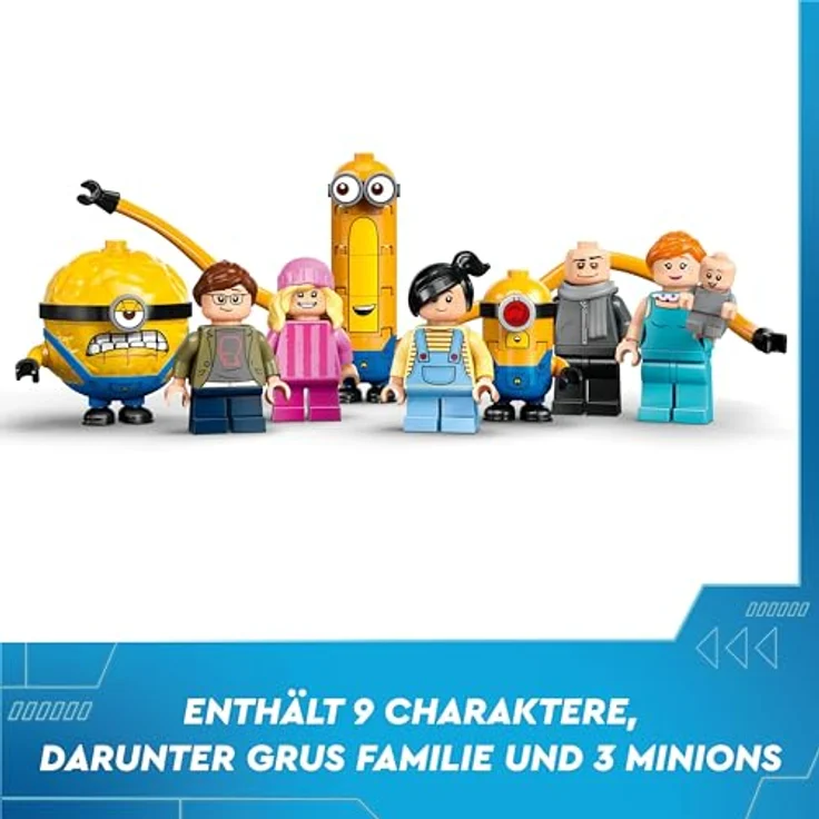 LEGO® Konstruktionsspielsteine Familienvilla von Gru und den Minions (75583), LEGO Despicable Me, (868 St), Made in Europe - Preisvergleich – Bild 6