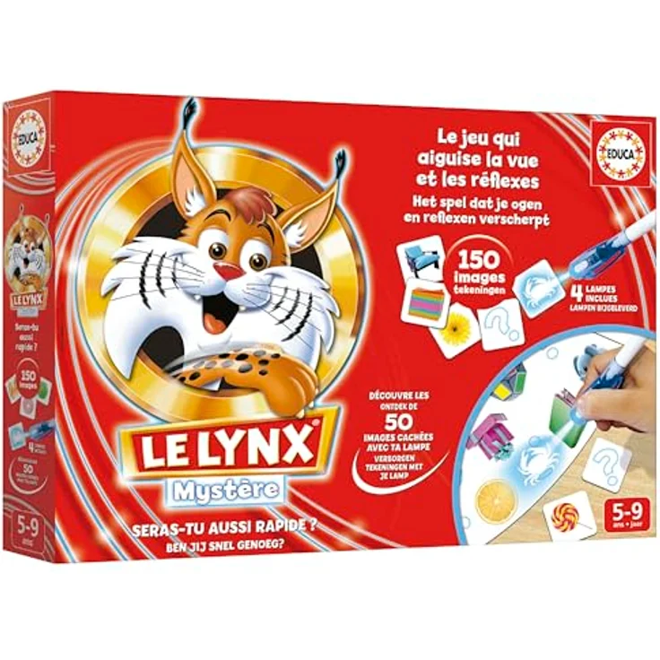 Educa BORRAS SA Lynx Geheimnis, Brettspiel mit 150 Bildern, hohe Spielqualität, ideales Geschenk für Fantasie und Kreativität – Bild 4