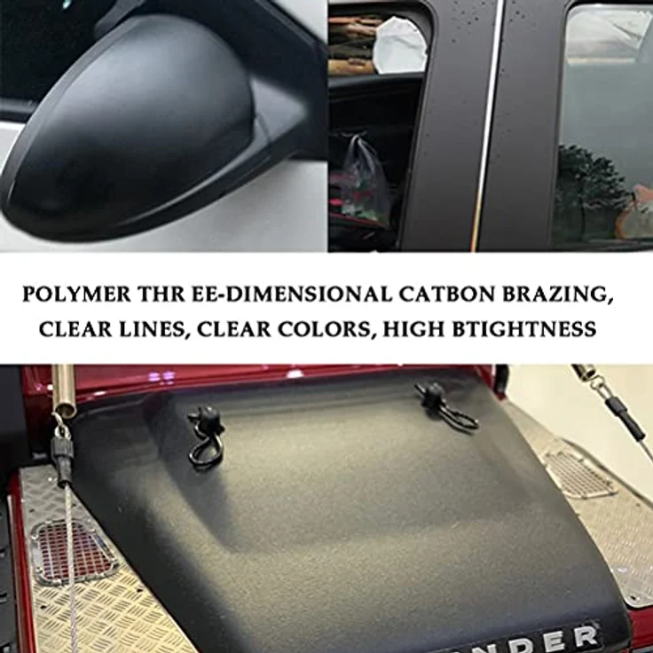 NAAutofolie Vinyl Folie mit Kunststoffschabern, 300cm Vinyl Selbstklebend Matte Schwarz Vinyl-Autofolie Autoaufkleber, Blasenfrei Lackschutzfolien für Auto und Motorrad DIY Laptops (Schwarz) – Bild 3