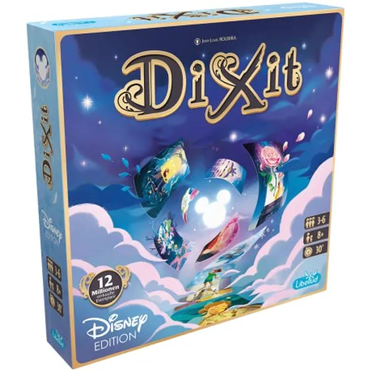 Libellud | Dixit: Disney Edition | Familienspiel | Kartenspiel | 3-6 Spieler | Ab 8+ Jahren | 30 Minuten | Deutsch