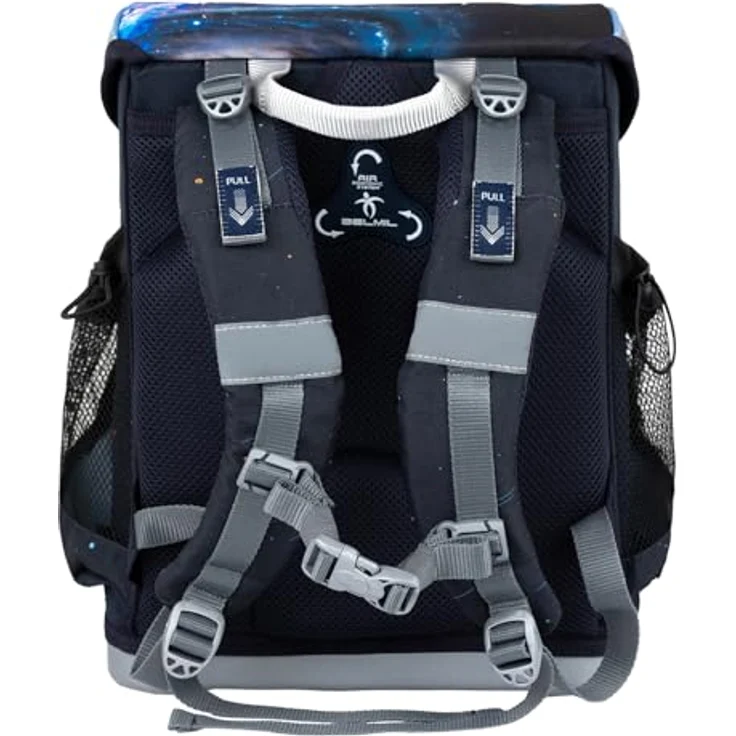 Belmil Mini-fit Schulranzen Set 4-teilig, ergonomisch, superleicht, mit Brustgurt, wasserdicht, für Grundschule 1. - 2. Klasse, Volumen 17 L – Bild 5