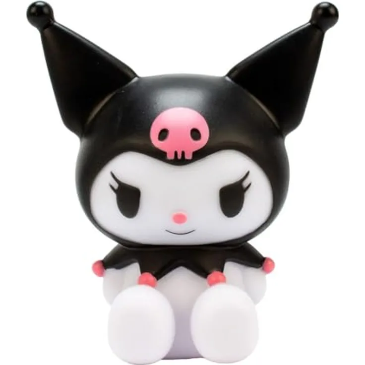BlueSkyStudios Sanrio Stimmungslicht Kuromi, niedliche Schreibtischlampe mit sanfter Beleuchtung, Micro-USB/Batteriebetrieb, kompakte Größe