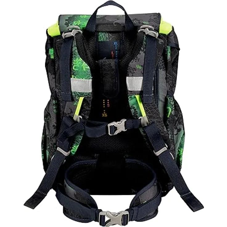 DerDieDas® Schulranzen ErgoFlex (5-tlg), PET, leichtgewichtiges Set mit Schulranzen, Sportbeutel, Federmäppchen, Hefte Box und Schlampermäppchen – Bild 3