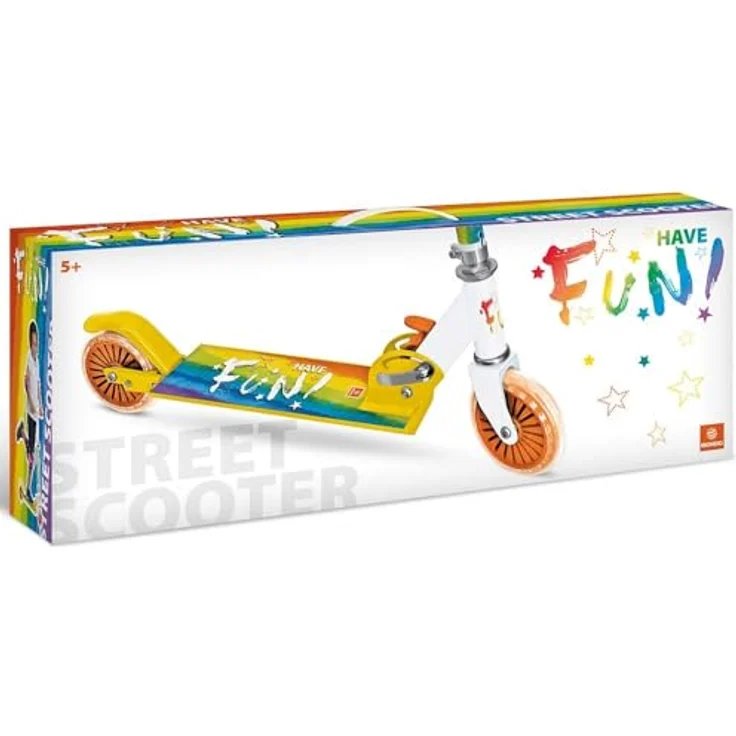 Mondo Scooter Rainbow klappbar Aluminium mit extra Grip für Kinder Mädchen - 28718 – Bild 2