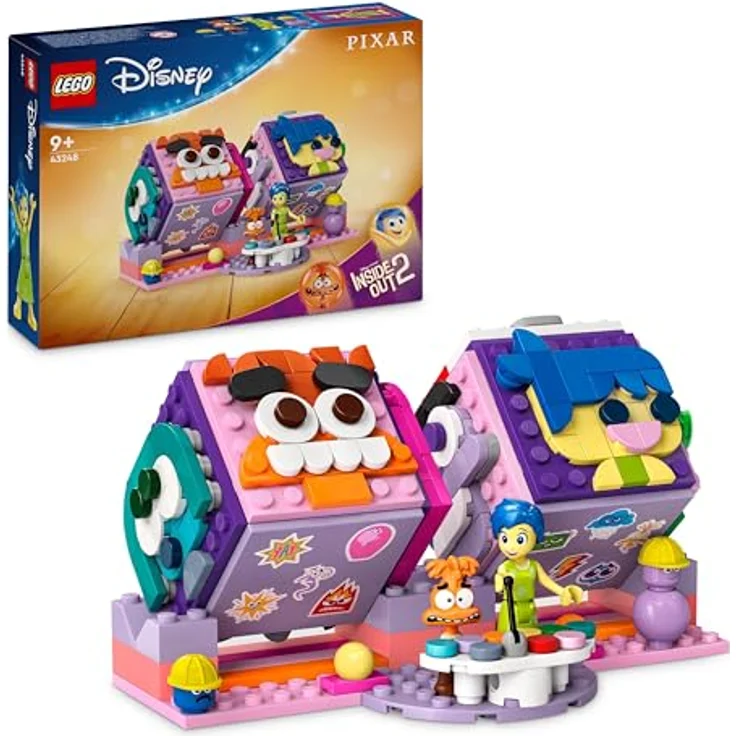 LEGO Disney Alles Steht Kopf 2 Stimmungswürfel von Pixar, Baukasten mit Freude und Zweifel, Geschenk für Kinder ab 9 Jahren – Bild 1