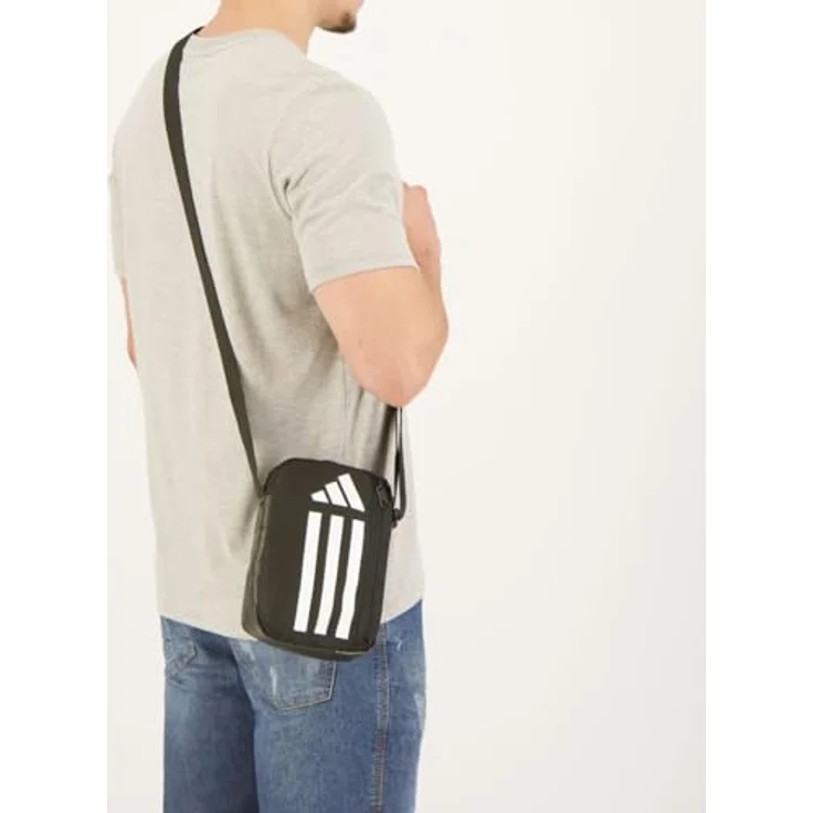 Adidas Performance Sporttasche ESSENTIALS TRAINING SCHULTERTASCHE, strapazierfähig mit unterteiltem Innenraum, schwarz – Bild 3