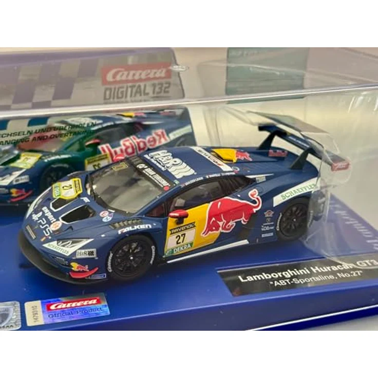 Carrera D132 Lamborghini Huracán GT3 Evo2, detailgetreue Nachbildung, No.27, geeignet für Spieler ab 8 Jahren – Bild 2