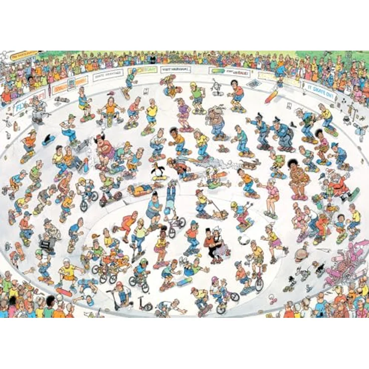 Jumbo 1110100324 Puzzle, blau/lila, 2000 Teile, umweltfreundlich, Hoogte: 2mm – Bild 4