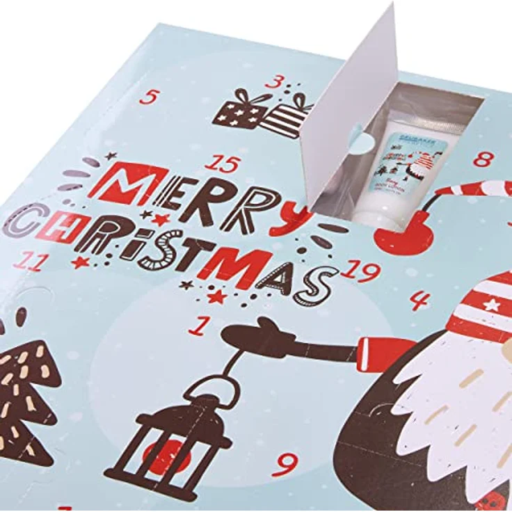 BRUBAKER Cosmetics Beauty Adventskalender XXL, 24x Körperpflege Produkte & Spa Accessoires, beerenfrischer Duft, für Frauen – Bild 6