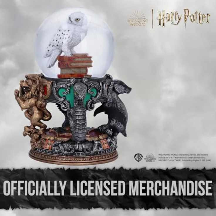 Nemesis Now Harry Potter Hedwig Schneekugel, detailreich gestaltete Sammlerfigur, 18,5 cm – Bild 7