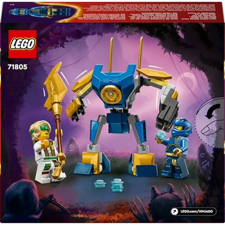 LEGO® Konstruktionsspielsteine Jays Battle Mech (71805), LEGO Ninjago, (78 St), Made in Europe – Bild 9