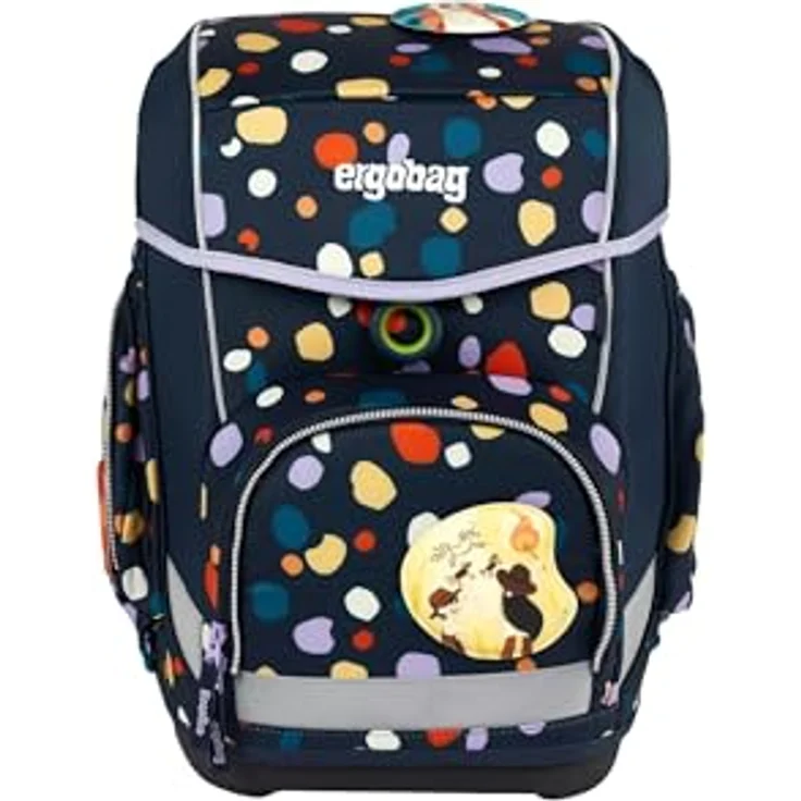 ergobag cubo Schulranzen Set (5-tlg.), ergonomisch, verstellbarer Brustgurt, aus 100% recyceltem Material – Bild 2