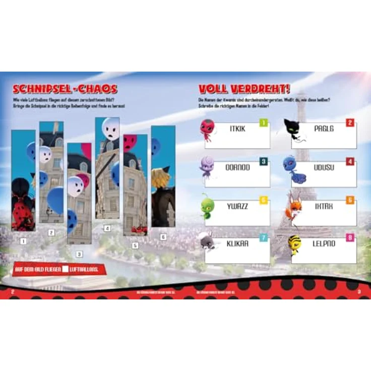Panini Sticker Miraculous - 500 Sticker - Stickern - Rätseln - Ausmalen – Bild 3