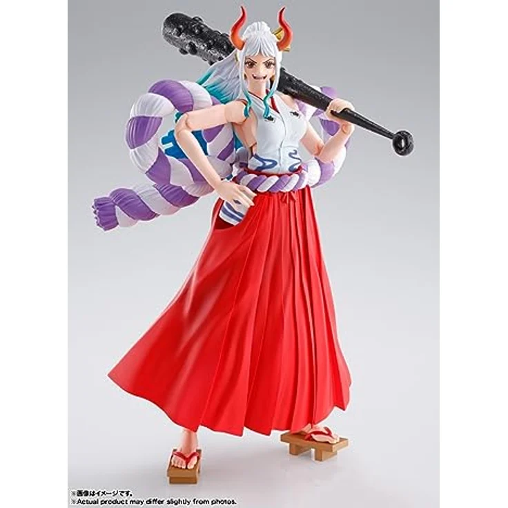 TAMASHII Nations One Piece Yamato, S.H.Figuarts Actionfigur mit hoher Beweglichkeit, ca. 18,5 cm, inklusive 10 Händen und optionalen Gesichtsteilen – Bild 2