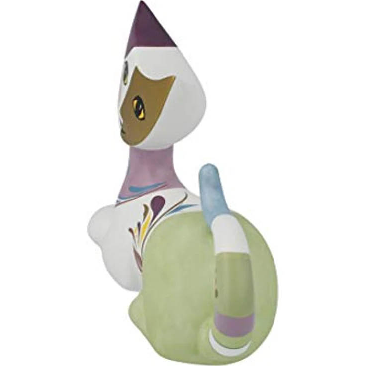 Goebel Sammelfigur Figur Rosina Wachtmeister - "Mara", Katze, dekorative Skulptur aus Biskuitporzellan, detailreich verziert, sommerliche Farben – Bild 2
