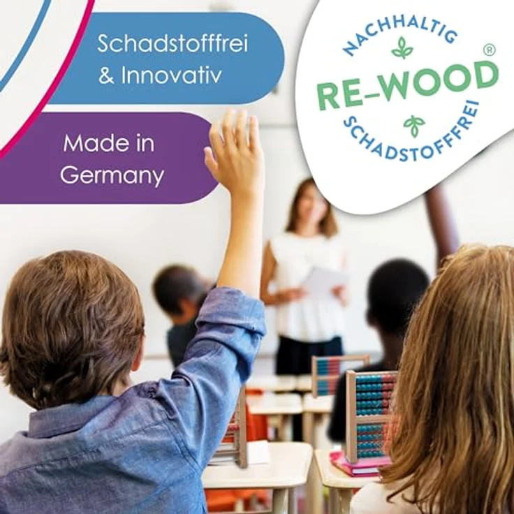 Wissner R39579.000 - Dezimalwürfel Mathematische Würfel, Rechenblöcke 121 Teile, Schulqualität – Bild 7