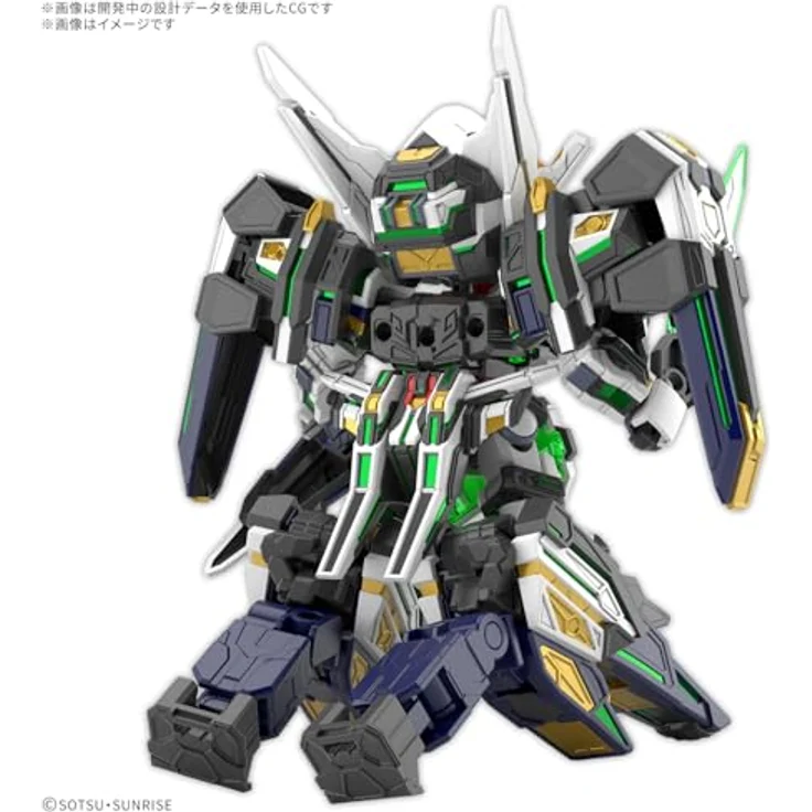 Bandai SDW Heroes: GF Gundam Astraea Type-F, Spritzguss-Kunststoff-Figurenbausatz mit Strahlenschwert und Schild – Bild 2
