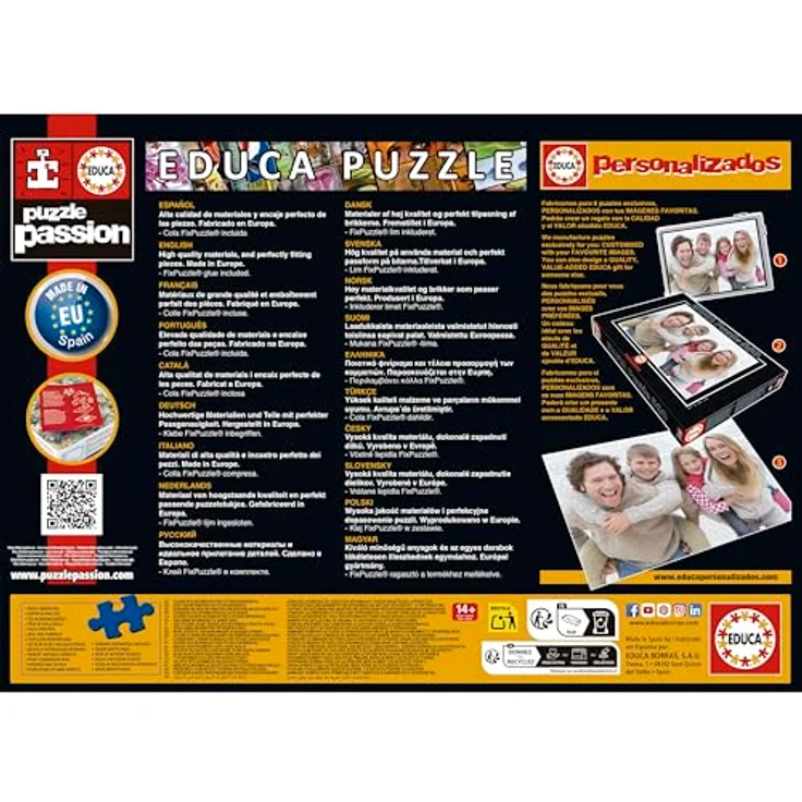 Educa Puzzle 1000 Teile, Blaue Moschee in Istanbul, FSC-zertifiziert, ab 14 Jahren, 68 x 48 cm – Bild 2