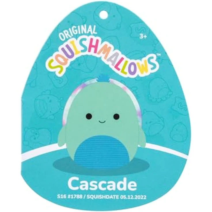 Squishmallows SQCR05477 - Cascade die Schildkröte 40 cm, offizielles Jazwares Plüsch, superweiches Kuscheltier – Bild 5