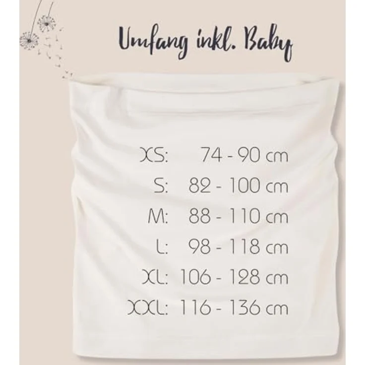Hoppediz Baby Bonding Top für Geburt, Sectio und Wochenbett, Bio-Qualität, natur XS – Bild 5