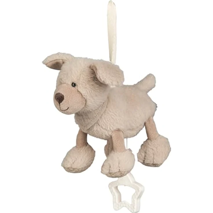Sterntaler® Spieluhr Hund Lucky, S, Einschlafhilfe mit austauschbarem Spielwerk - blau – Bild 1