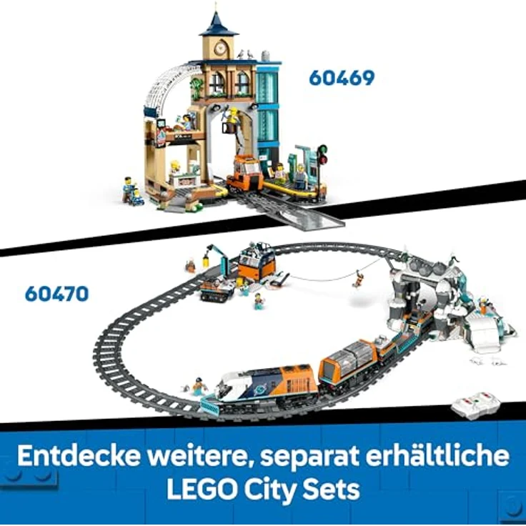 LEGO City 60471 Arktis-Truck mit Labor, 6-rädrig, inkl. 5 Mini-Figuren und Schneemobil, Mehrfarbig – Bild 7