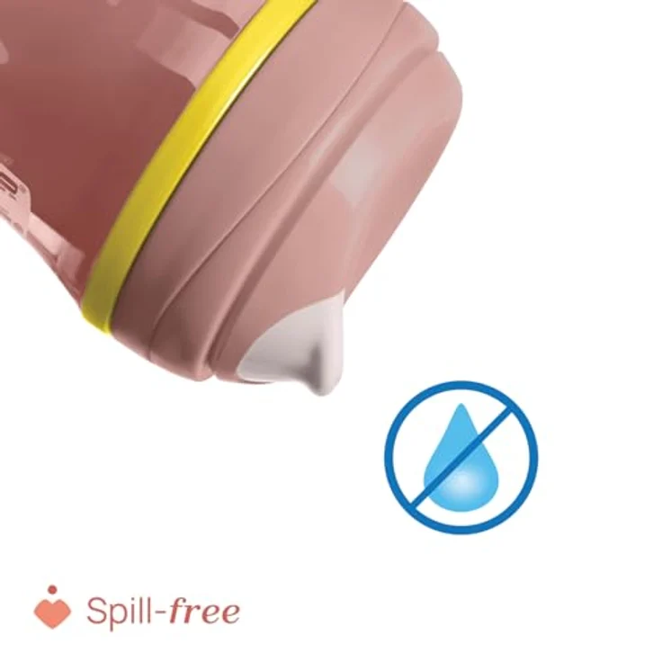 Chicco Active Tropffreier Trinklernbecher, 266 ml, isolierte Thermoskanne mit ergonomischer Tülle und Easy Sips Ventil, BPA-frei, Rosa – Bild 5