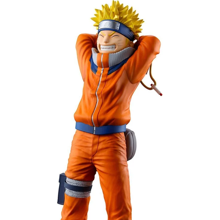 Banpresto Ichibansho Naruto The Land of Waves: Naruto Uzumaki, detailreiche Sammelfigur, 21 cm, aus hochwertigen Materialien gefertigt