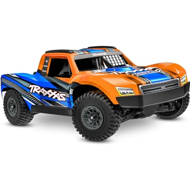 TRAXXAS Mini Slash 4x4 RTR, Ferngesteuertes Elektro-Offroader Modell für Anfänger, orange, mit Brushless-Antrieb und 2S LiPo-Akku – Bild 5