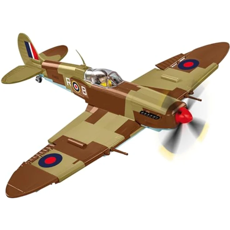 COBI Supermarine Spitfire Mk. IXe, Modellflugzeug aus EU-Bausteinen – Bild 1