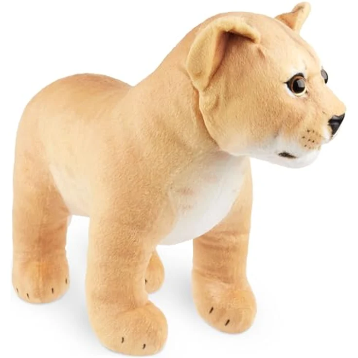 BRUBAKER Löwin Kuscheltier, 30 cm Plüsch Löwe aus kinderfreundlichem Material, braun, ideal für Babys und Kleinkinder – Bild 4