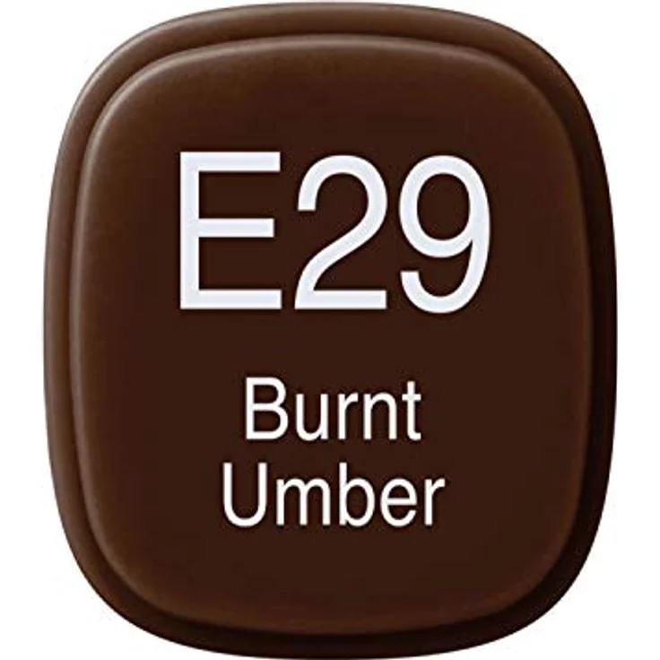 Copic Classic Marker Typ E - 29, Burnt Umber, professioneller Layoutmarker mit breiter und feiner Spitze, schnelltrocknend – Bild 3