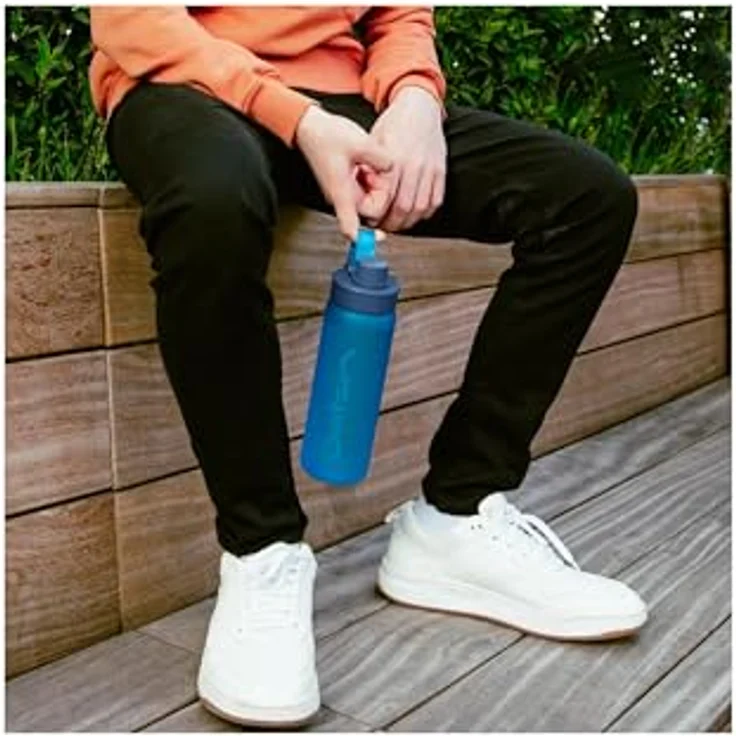 Satch Trinkflasche blue tritan – Bild 8