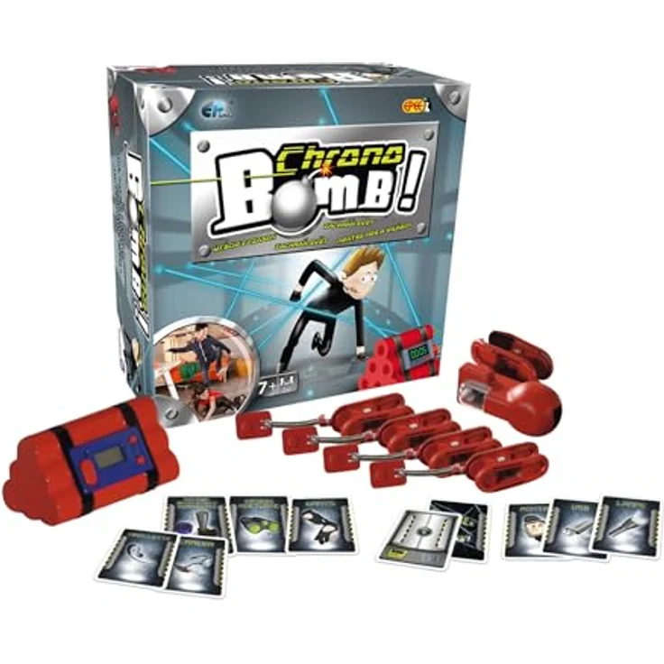 EPEE Chrono Bomb, Brettspiel für 1-4 Spieler, strategisches Wettlaufspiel mit interaktivem Design, mehrfarbig – Bild 1