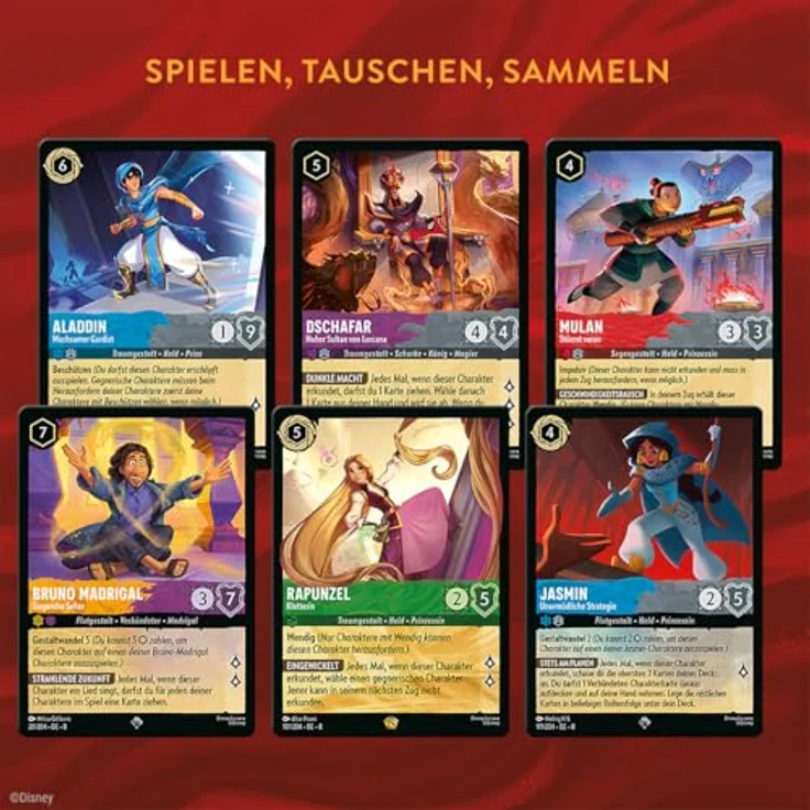 Ravensburger Spielverlag Disney Lorcana Domäne von Dschafar Starter Deck Tiana & Bruno, Sammelkarten Deutsch – Bild 5