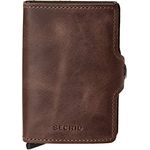 Secrid Vintage Twinwallet Leder Börse mit RFID Schutz 7 cm Chocolate - Preisvergleich