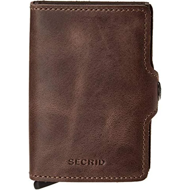 Secrid Vintage Twinwallet Leder Börse mit RFID Schutz 7 cm Chocolate - Preisvergleich – Bild 1
