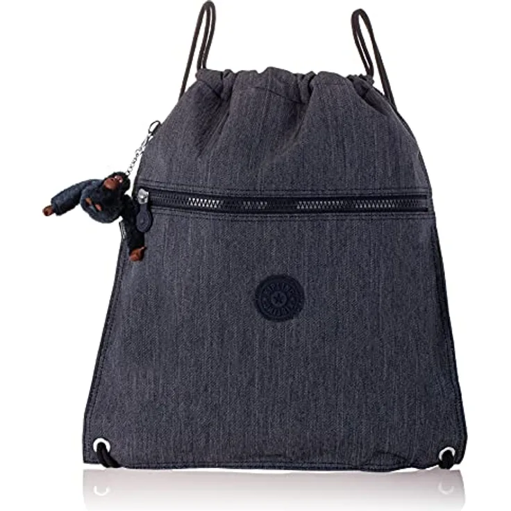Kipling SUPERTABOO, Beutel mit Kordelzug, Multifunktional, Wasserabweisend, 45 cm, 15 L, 0.24 kg, Marine Navy